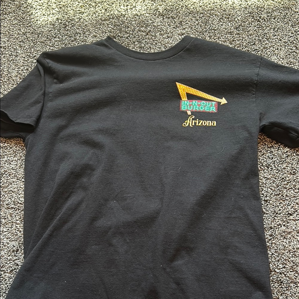 Black Short Sleeve Tee with Logo